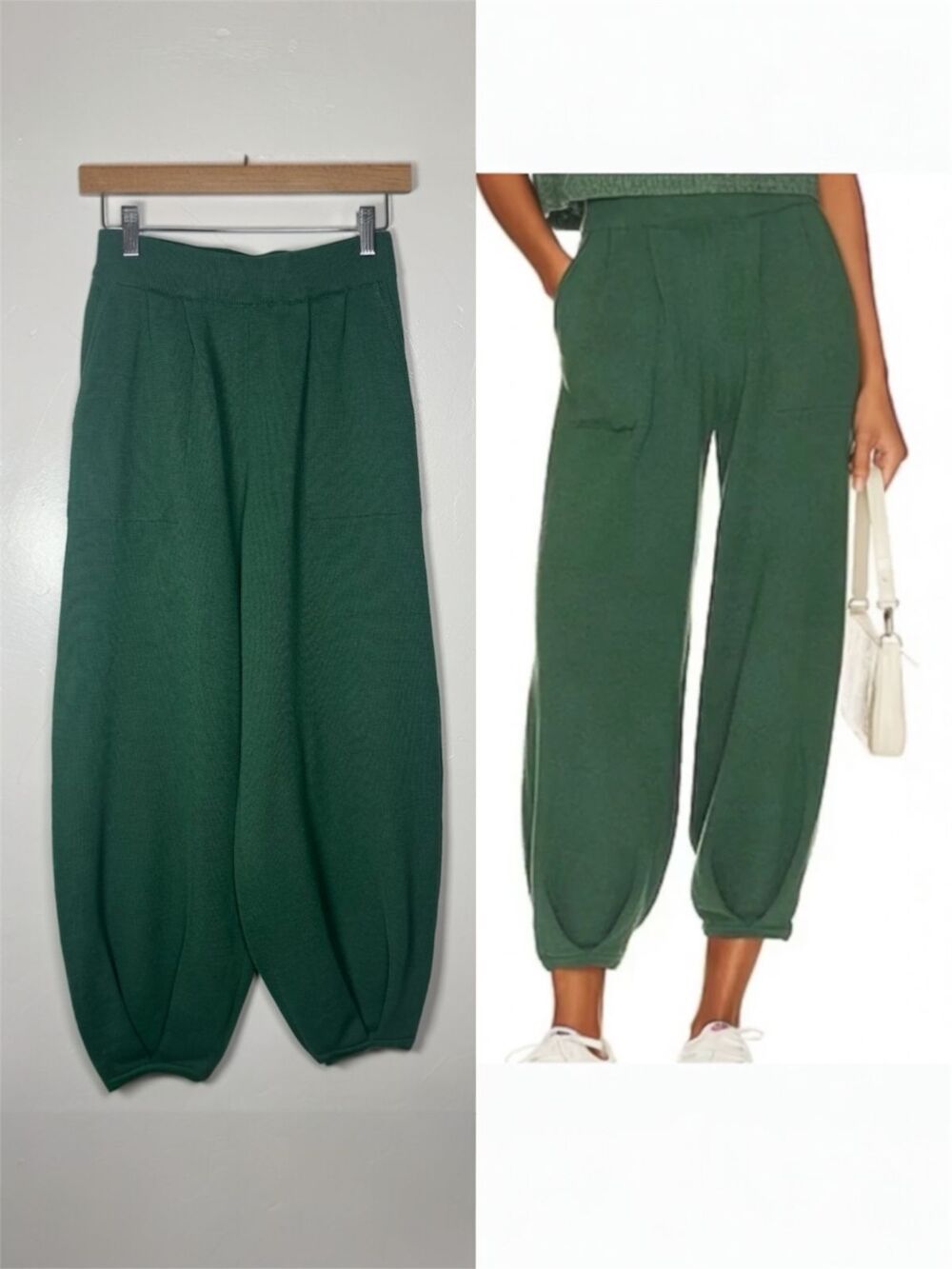 Free People Beach Freya Sweater Pants Green Size Small